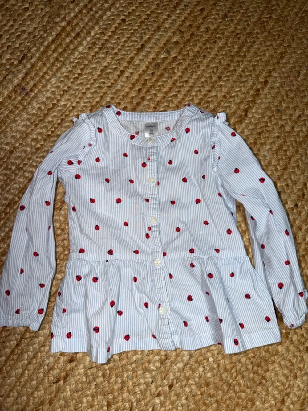 Carter's 3T girl ladybugs